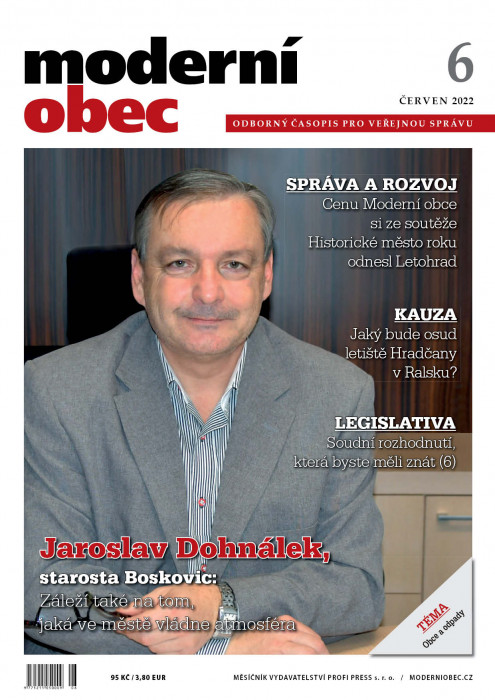Obálka titulu Moderní obec - vydání č. 6/2022
