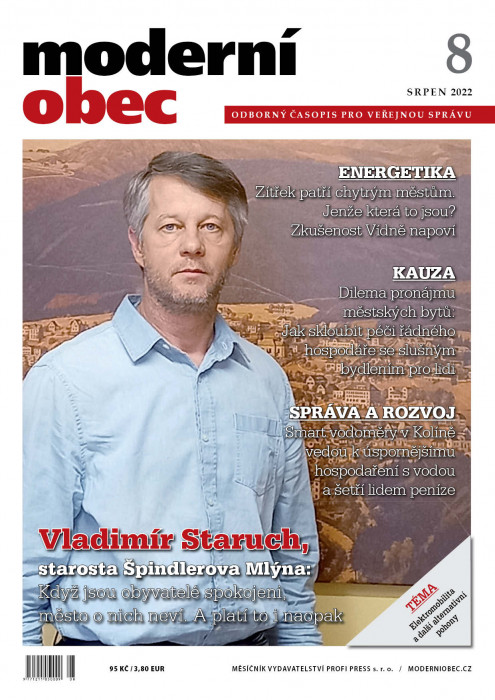 Obálka titulu Moderní obec - vydání č. 8/2022