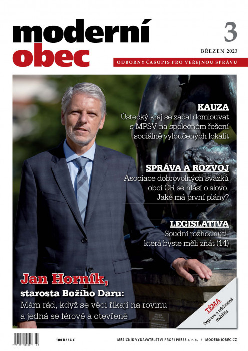 Obálka titulu Moderní obec - vydání č. 3/2023