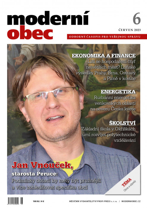 Obálka titulu Moderní obec - vydání č. 6/2023