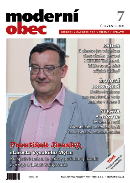 Obálka titulu Moderní obec - vydání č. 7/2023