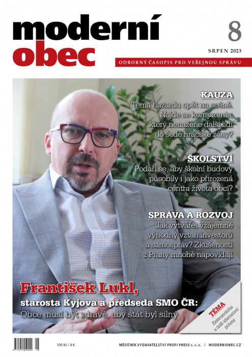 Obálka titulu Moderní obec - vydání č. 8/2023