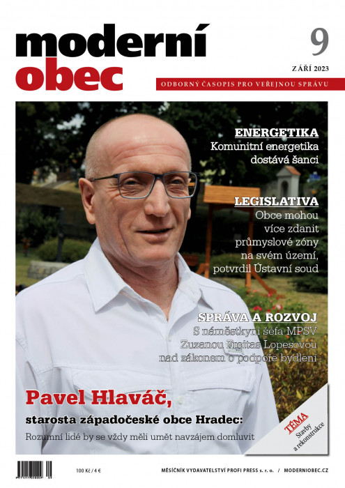 Obálka titulu Moderní obec - vydání č. 9/2023