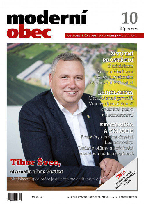 Obálka titulu Moderní obec - vydání č. 10/2023