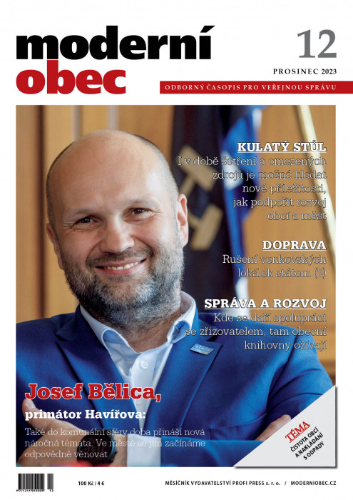 Obálka titulu Moderní obec - vydání č. 12/2023