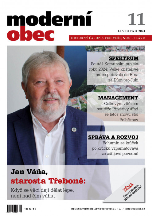 Obálka titulu Moderní obec - vydání č. 11/2024