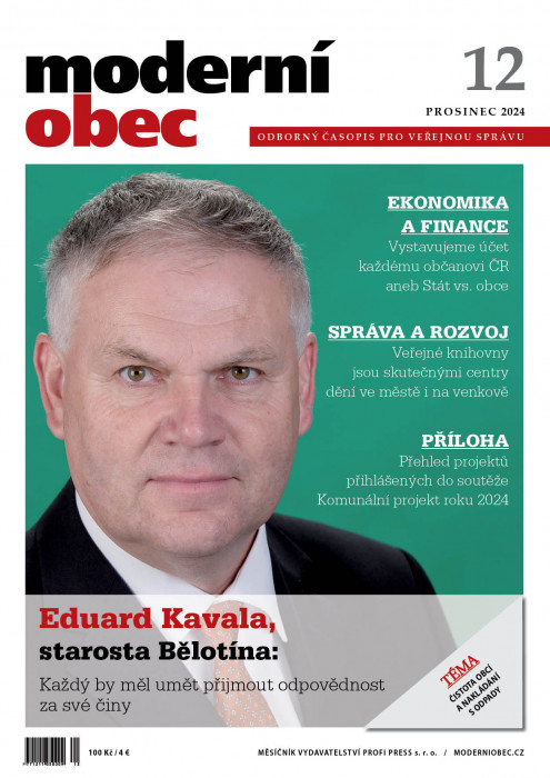 Obálka titulu Moderní obec - vydání č. 12/2024