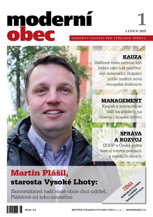 Obálka titulu Moderní obec - vydání č. 1/2025
