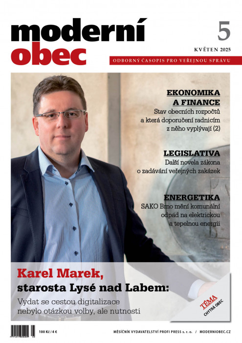 Obálka titulu Moderní obec - vydání č. 5/2025