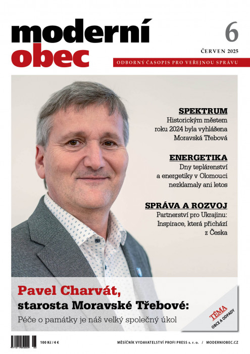 Obálka titulu Moderní obec - vydání č. 6/2025