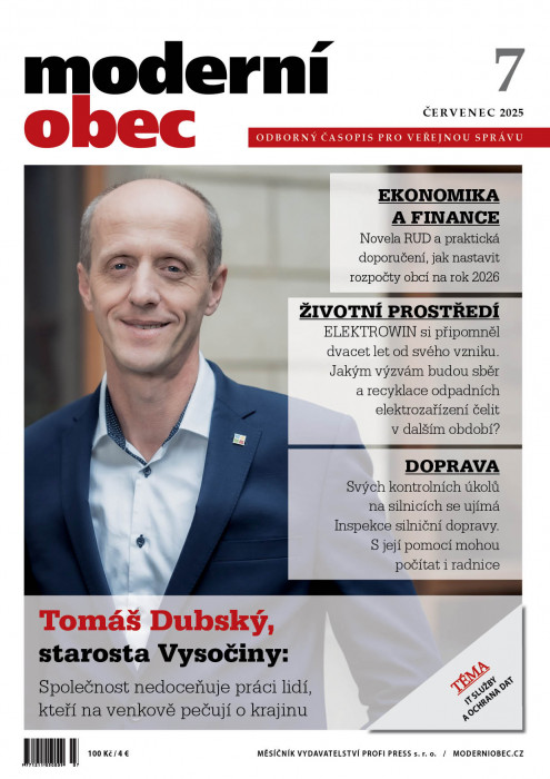 Obálka titulu Moderní obec - vydání č. 7/2025