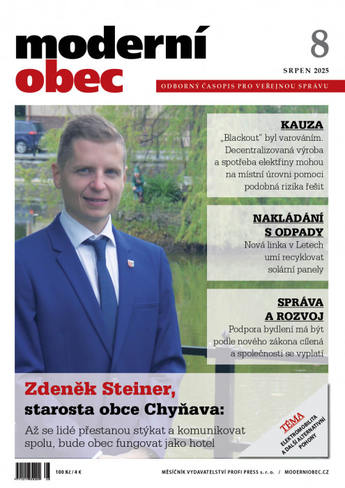 Obálka titulu Moderní obec - vydání č. 8/2025