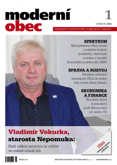 Obálka časopisu Moderní obec