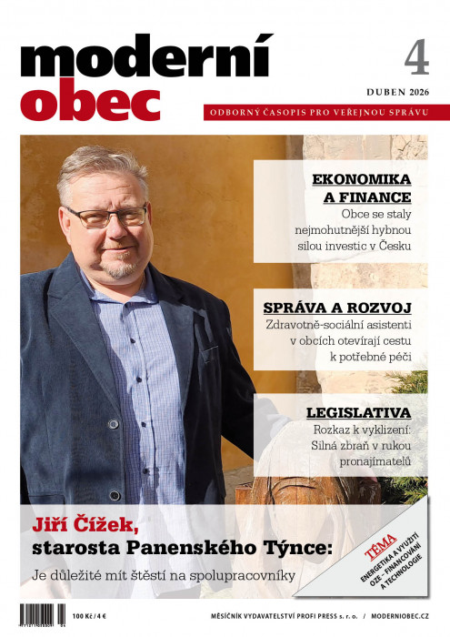 Obálka časopisu Moderní obec