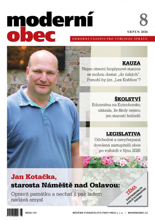 Obálka časopisu Moderní obec