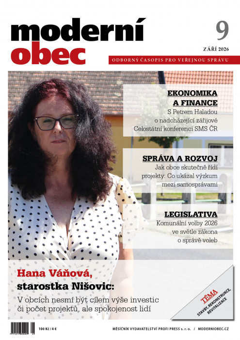 Obálka časopisu Moderní obec