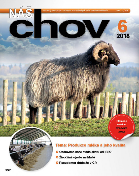Obálka titulu Náš chov - vydání č. 6/2018