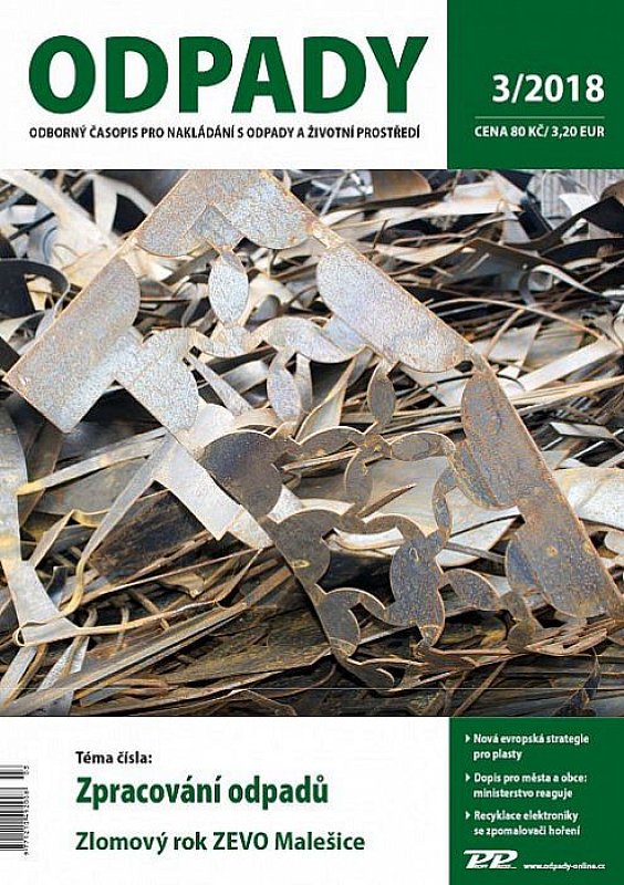 Obálka titulu Odpady - vydání č. 3/2018
