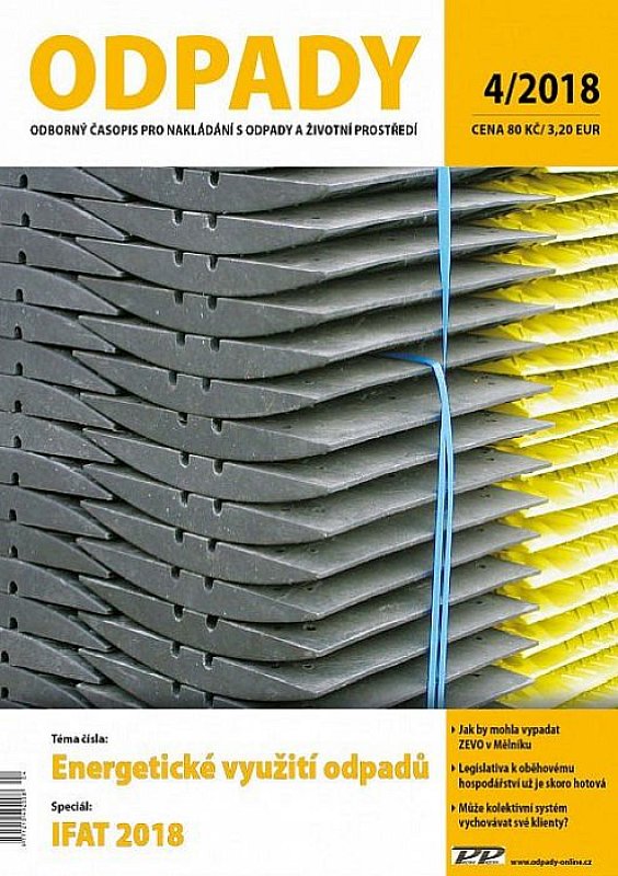 Obálka titulu Odpady - vydání č. 4/2018