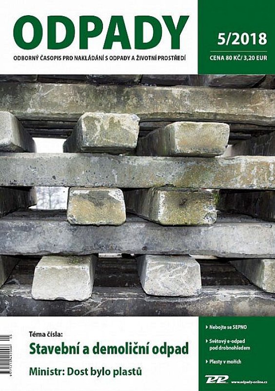 Obálka titulu Odpady - vydání č. 5/2018