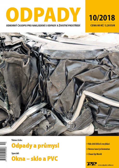 Obálka titulu Odpady - vydání č. 10/2018