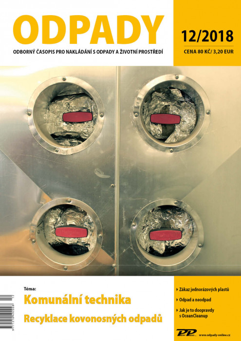 Obálka titulu Odpady - vydání č. 12/2018