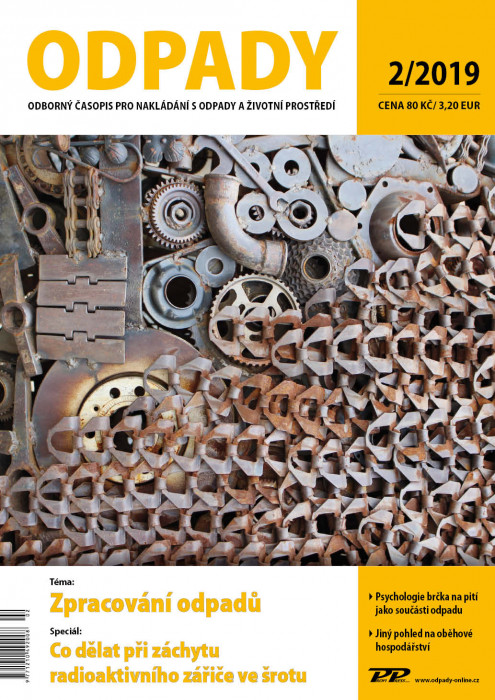 Obálka titulu Odpady - vydání č. 2/2019