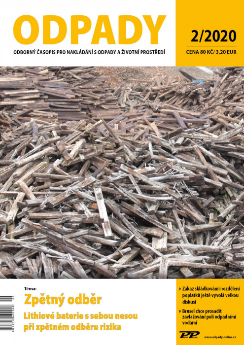 Obálka titulu Odpady - vydání č. 2/2020