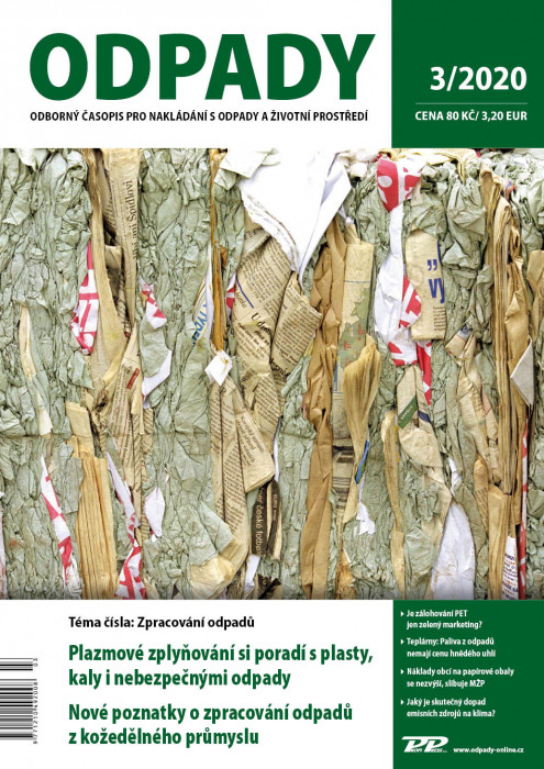 Obálka titulu Odpady - vydání č. 3/2020