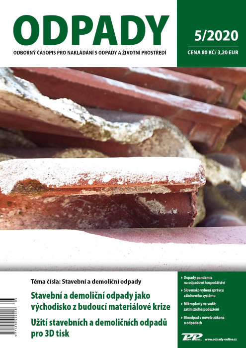 Obálka titulu Odpady - vydání č. 5/2020