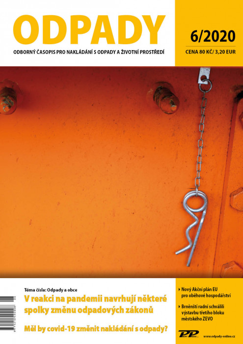 Obálka titulu Odpady - vydání č. 6/2020