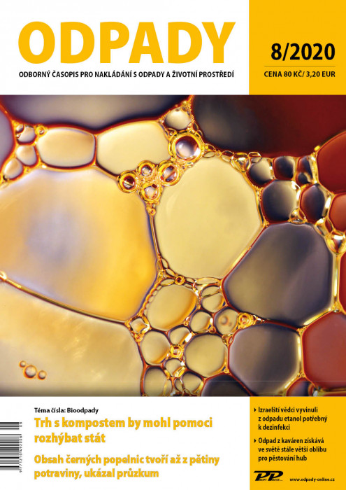 Obálka titulu Odpady - vydání č. 8/2020