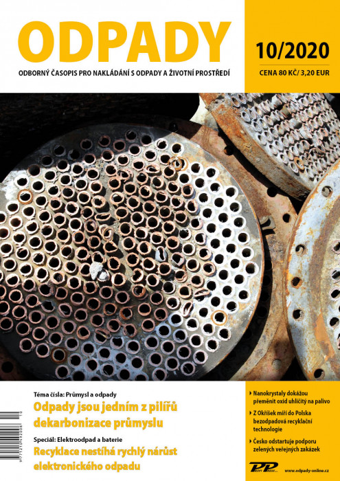 Obálka titulu Odpady - vydání č. 10/2020