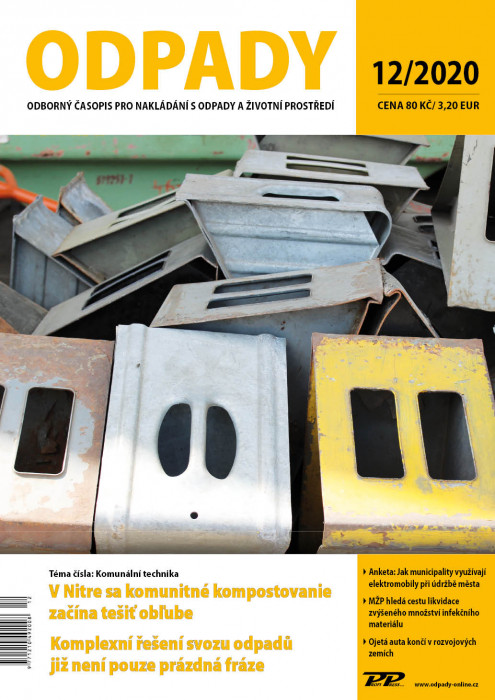 Obálka titulu Odpady - vydání č. 12/2020