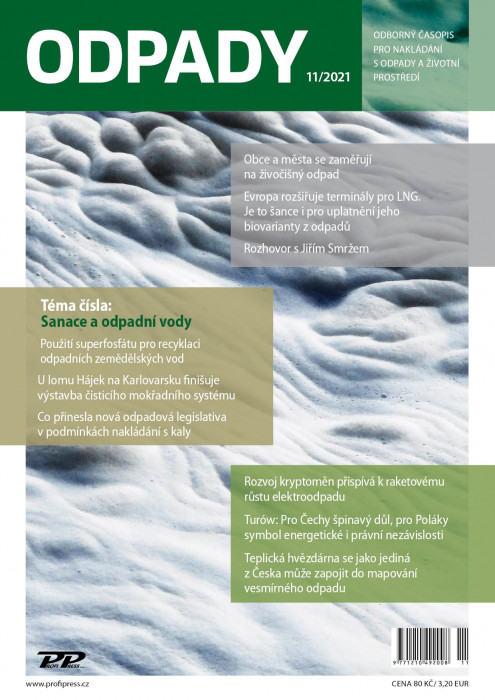 Obálka titulu Odpady - vydání č. 11/2021