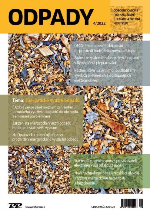 Obálka titulu Odpady - vydání č. 4/2022