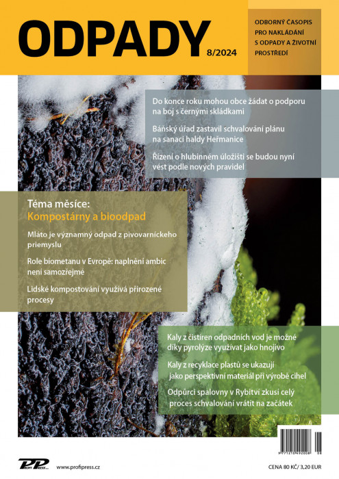 Obálka titulu Odpady - vydání č. 8/2024