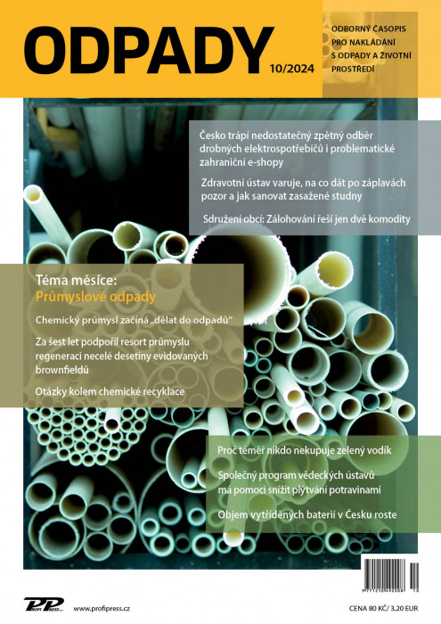 Obálka titulu Odpady - vydání č. 10/2024