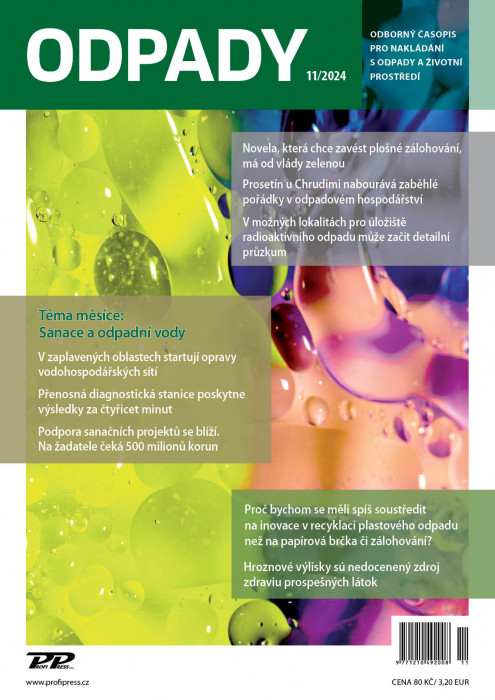 Obálka titulu Odpady - vydání č. 11/2024