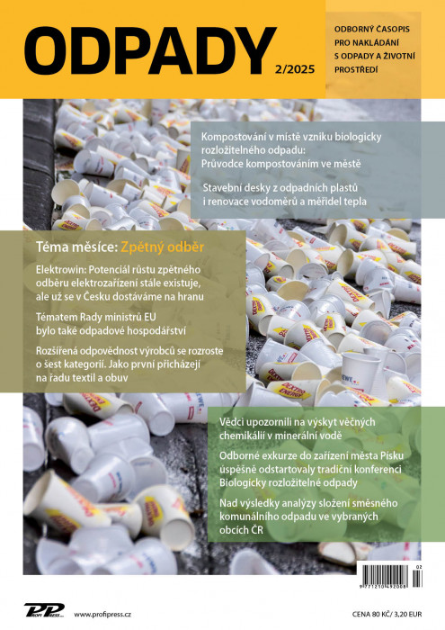 Obálka titulu Odpady - vydání č. 2/2025
