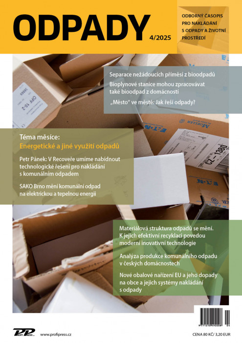 Obálka titulu Odpady - vydání č. 4/2025