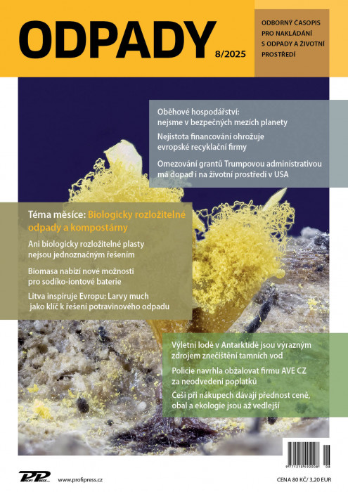 Obálka titulu Odpady - vydání č. 8/2025