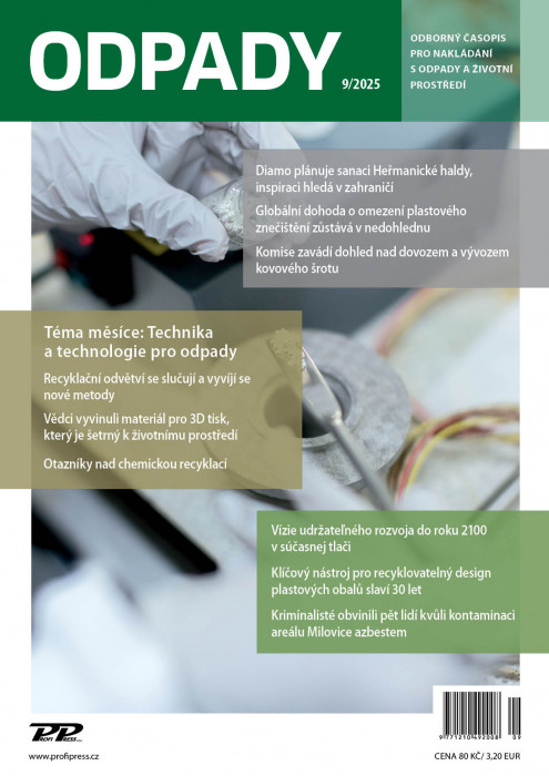 Obálka titulu Odpady - vydání č. 9/2025