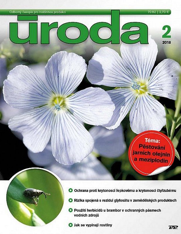 Obálka titulu Úroda/Rostlinolékař - vydání č. 2/2018