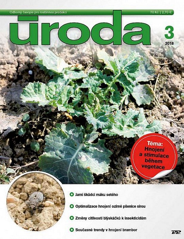 Obálka titulu Úroda/Rostlinolékař - vydání č. 3/2018