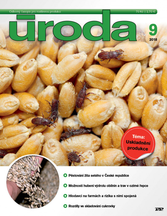 Obálka titulu Úroda/Rostlinolékař - vydání č. 9/2018
