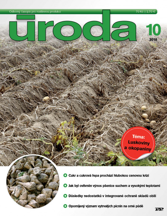 Obálka titulu Úroda/Rostlinolékař - vydání č. 10/2018