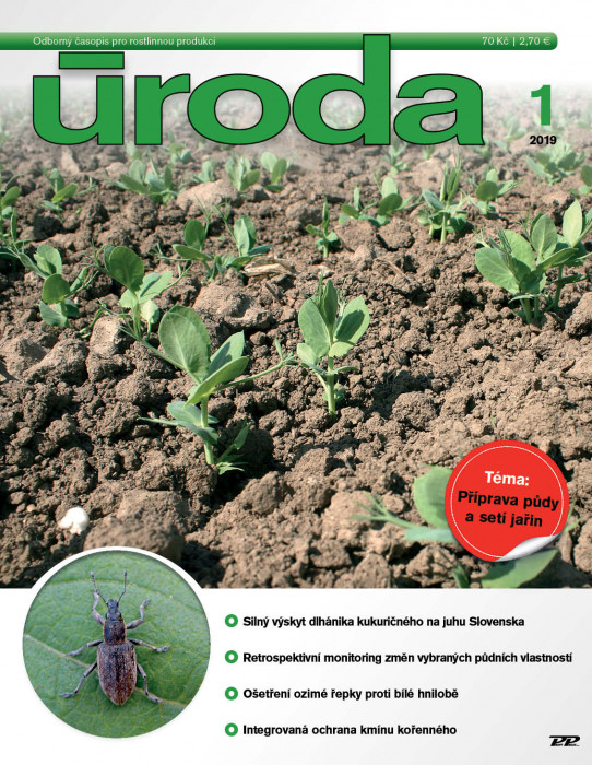 Obálka titulu Úroda/Rostlinolékař - vydání č. 1/2019