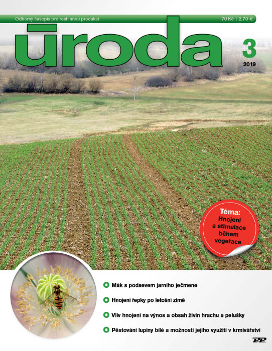 Obálka titulu Úroda/Rostlinolékař - vydání č. 3/2019