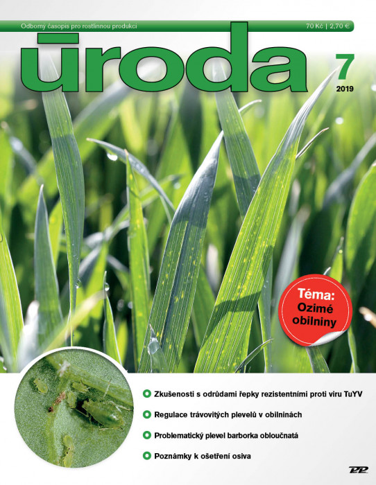 Obálka titulu Úroda/Rostlinolékař - vydání č. 7/2019